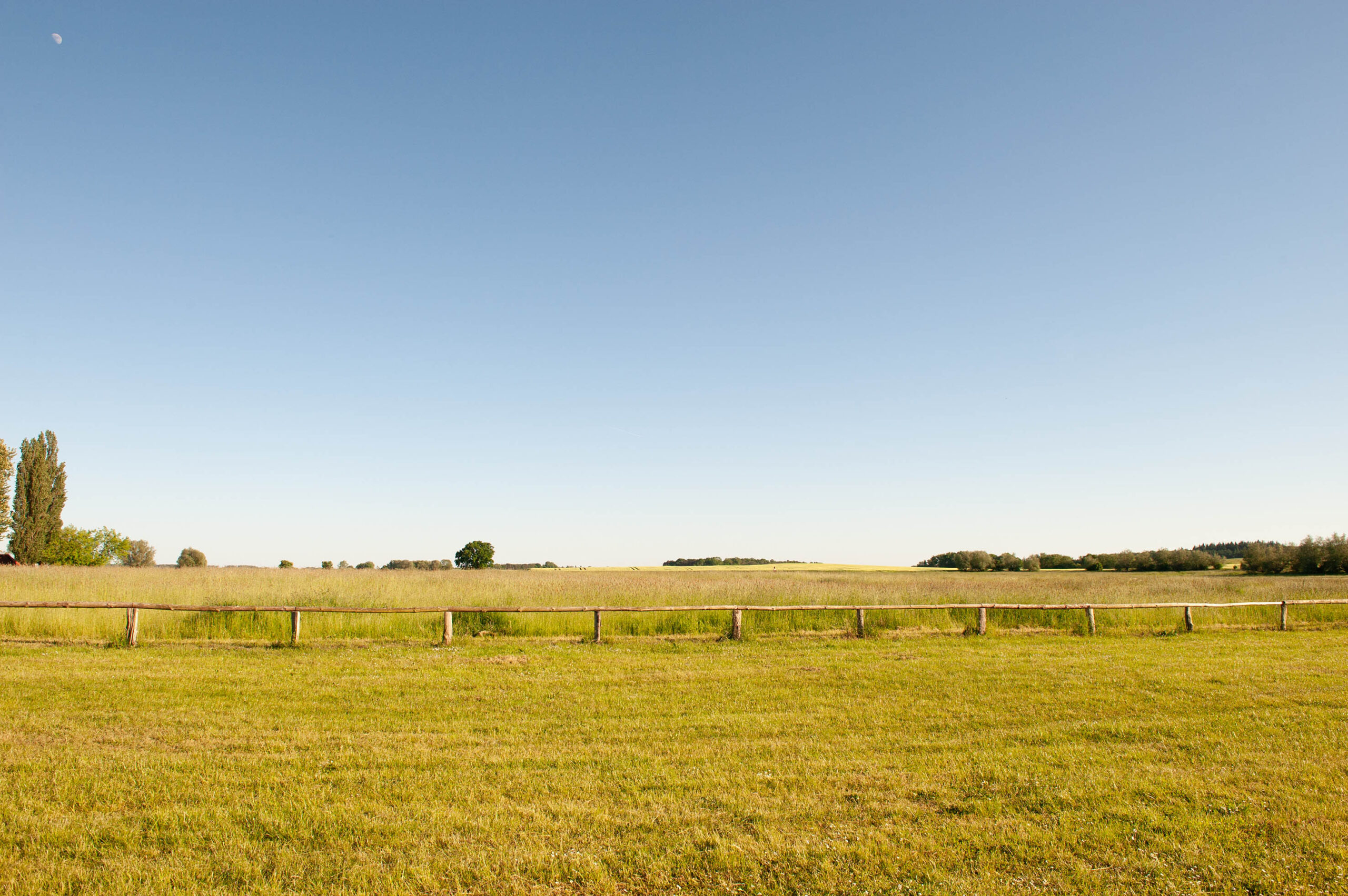 Blick in die Landschaft in der Nähe von Ludorf